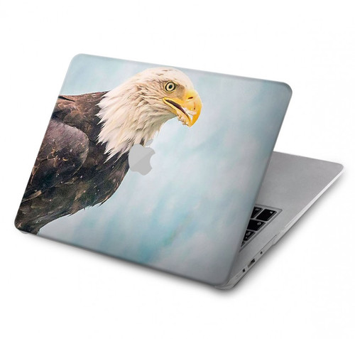 W3843 Bald Eagle On Ice Hülle Schutzhülle Taschen für MacBook Pro 14 M1,M2,M3 (2021,2023) - A2442, A2779, A2992, A2918