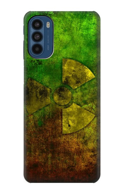 W3202 Radioactive Nuclear Hazard Symbol Hülle Schutzhülle Taschen und Leder Flip für Motorola Moto G41