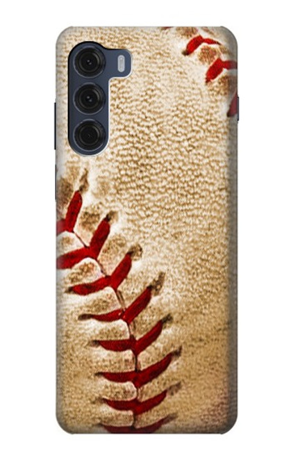 W0064 Baseball Hülle Schutzhülle Taschen und Leder Flip für Motorola Moto G200 5G