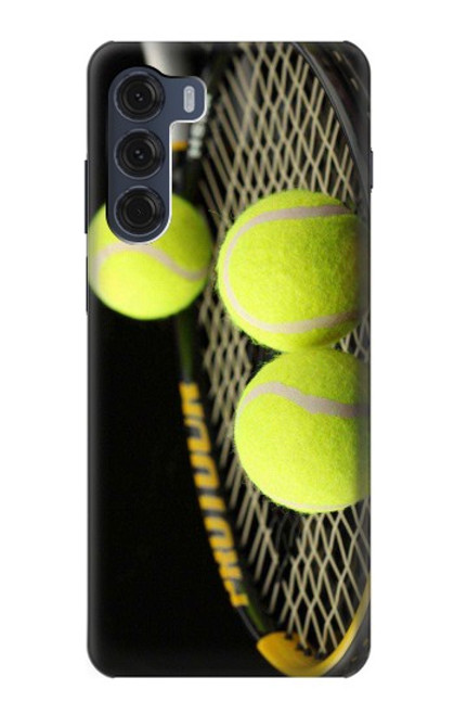 W0072 Tennis Hülle Schutzhülle Taschen und Leder Flip für Motorola Moto G200 5G