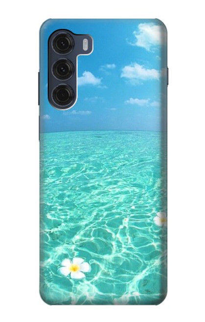 W3720 Summer Ocean Beach Hülle Schutzhülle Taschen und Leder Flip für Motorola Moto G200 5G