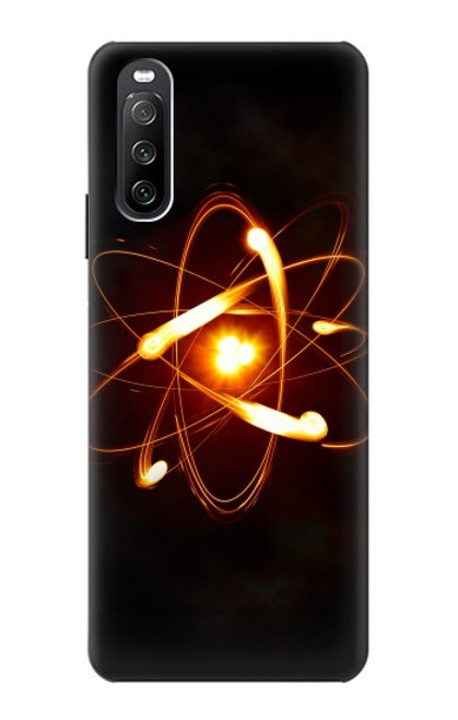 W3547 Quantum Atom Hülle Schutzhülle Taschen und Leder Flip für Sony Xperia 10 III Lite