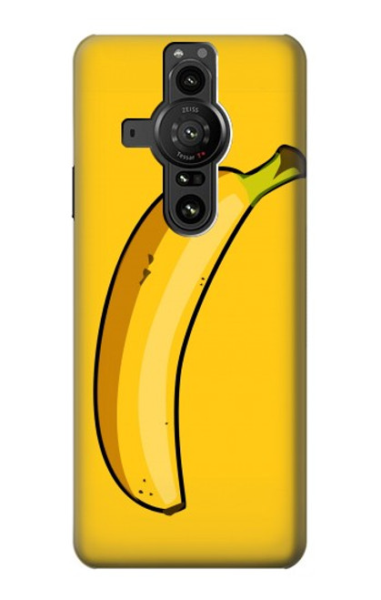 W2294 Banana Hülle Schutzhülle Taschen und Leder Flip für Sony Xperia Pro-I