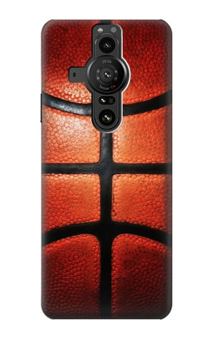 W2538 Basketball Hülle Schutzhülle Taschen und Leder Flip für Sony Xperia Pro-I