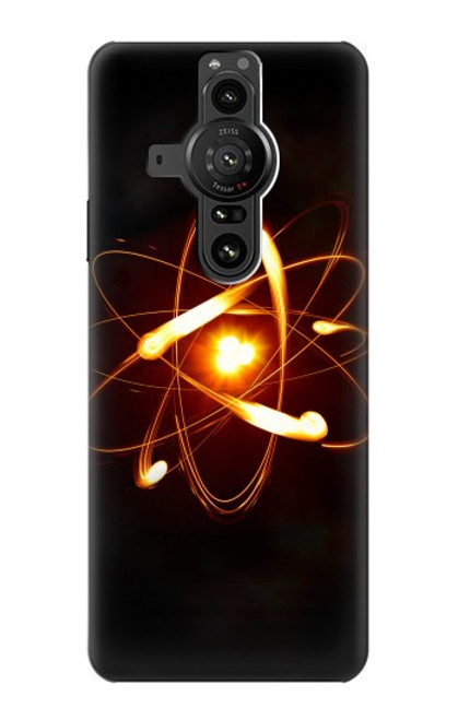 W3547 Quantum Atom Hülle Schutzhülle Taschen und Leder Flip für Sony Xperia Pro-I