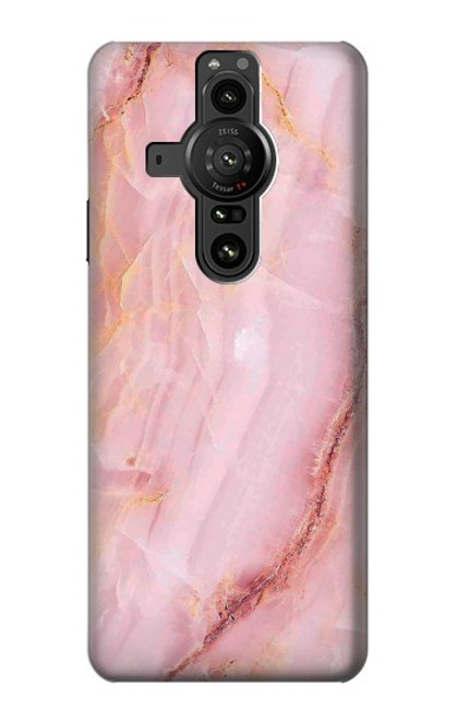 W3670 Blood Marble Hülle Schutzhülle Taschen und Leder Flip für Sony Xperia Pro-I