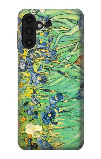 W0210 Van Gogh Irises Hülle Schutzhülle Taschen und Leder Flip für Samsung Galaxy A13 4G