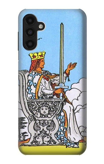 W3068 Tarot Card Queen of Swords Hülle Schutzhülle Taschen und Leder Flip für Samsung Galaxy A13 4G