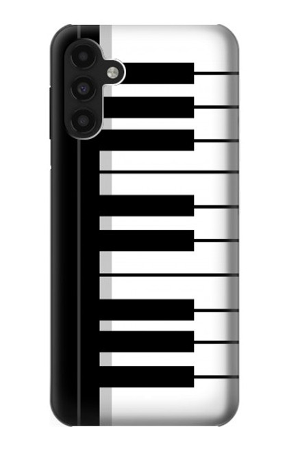 W3078 Black and White Piano Keyboard Hülle Schutzhülle Taschen und Leder Flip für Samsung Galaxy A13 4G