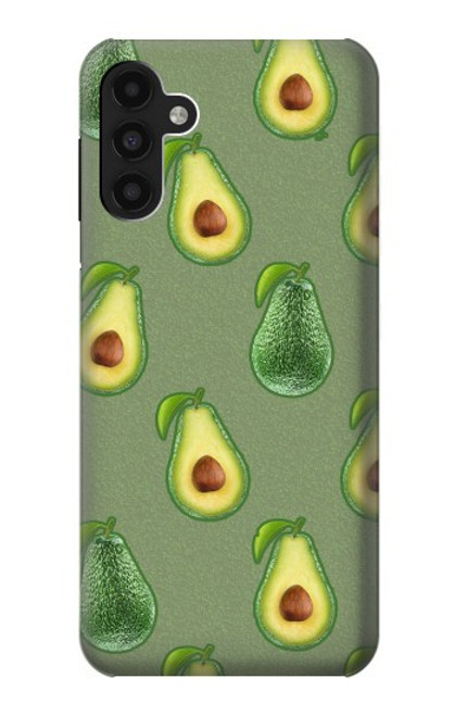 W3285 Avocado Fruit Pattern Hülle Schutzhülle Taschen und Leder Flip für Samsung Galaxy A13 4G