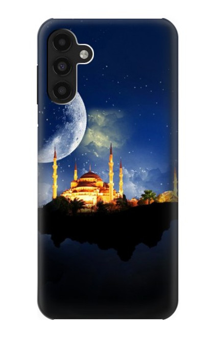 W3506 Islamic Ramadan Hülle Schutzhülle Taschen und Leder Flip für Samsung Galaxy A13 4G