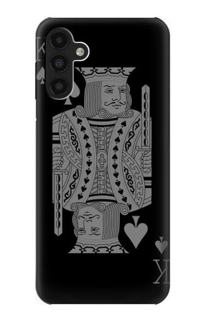 W3520 Black King Spade Hülle Schutzhülle Taschen und Leder Flip für Samsung Galaxy A13 4G