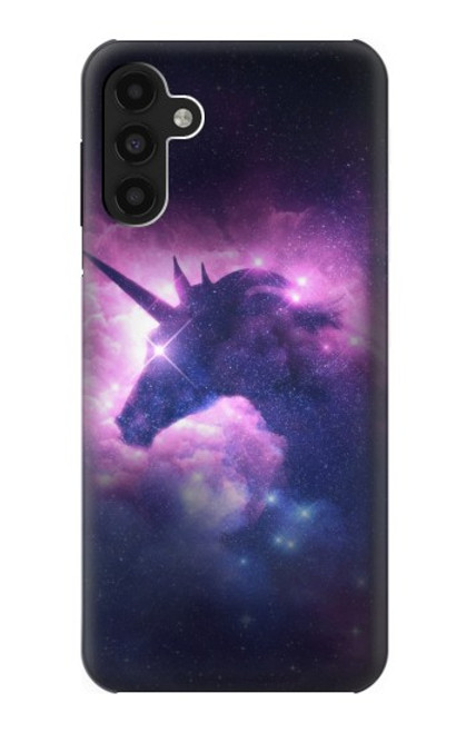 W3538 Unicorn Galaxy Hülle Schutzhülle Taschen und Leder Flip für Samsung Galaxy A13 4G