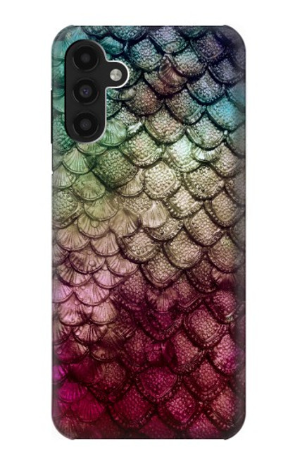 W3539 Mermaid Fish Scale Hülle Schutzhülle Taschen und Leder Flip für Samsung Galaxy A13 4G