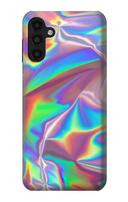 W3597 Holographic Photo Printed Hülle Schutzhülle Taschen und Leder Flip für Samsung Galaxy A13 4G
