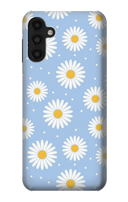 W3681 Daisy Flowers Pattern Hülle Schutzhülle Taschen und Leder Flip für Samsung Galaxy A13 4G