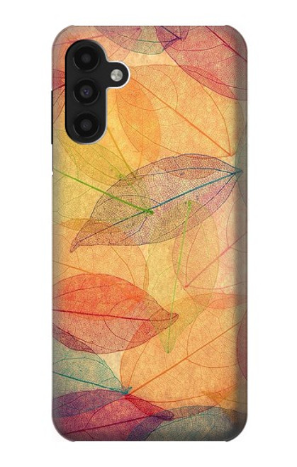 W3686 Fall Season Leaf Autumn Hülle Schutzhülle Taschen und Leder Flip für Samsung Galaxy A13 4G