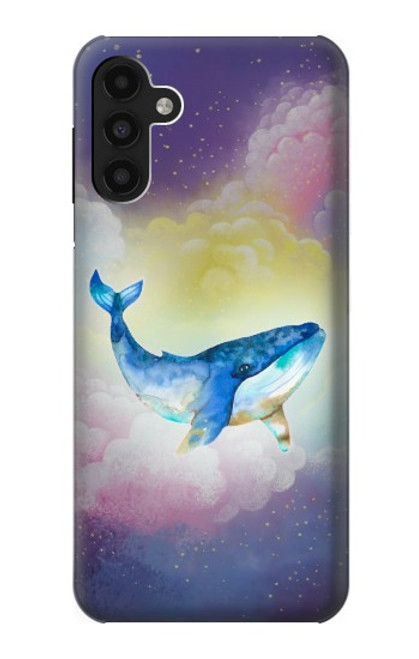 W3802 Dream Whale Pastel Fantasy Hülle Schutzhülle Taschen und Leder Flip für Samsung Galaxy A13 4G