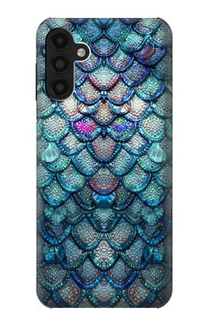 W3809 Mermaid Fish Scale Hülle Schutzhülle Taschen und Leder Flip für Samsung Galaxy A13 4G