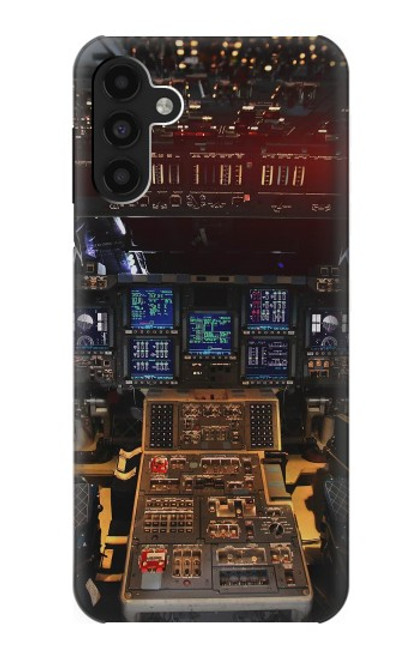 W3836 Airplane Cockpit Hülle Schutzhülle Taschen und Leder Flip für Samsung Galaxy A13 4G