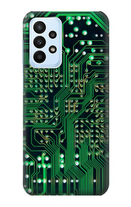 W3392 Electronics Board Circuit Graphic Hülle Schutzhülle Taschen und Leder Flip für Samsung Galaxy A23