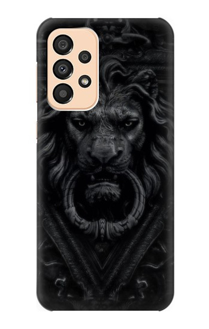 W3619 Dark Gothic Lion Hülle Schutzhülle Taschen und Leder Flip für Samsung Galaxy A33 5G