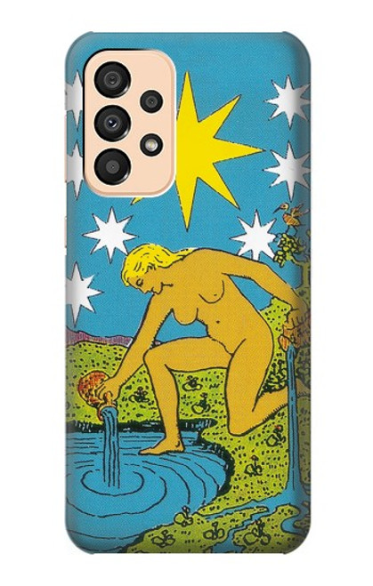 W3744 Tarot Card The Star Hülle Schutzhülle Taschen und Leder Flip für Samsung Galaxy A33 5G