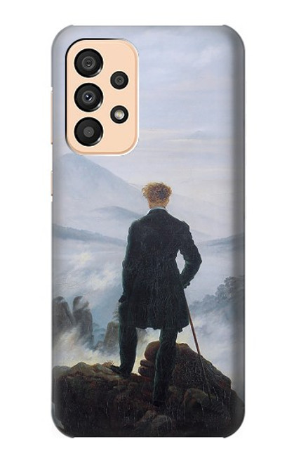 W3789 Wanderer above the Sea of Fog Hülle Schutzhülle Taschen und Leder Flip für Samsung Galaxy A33 5G