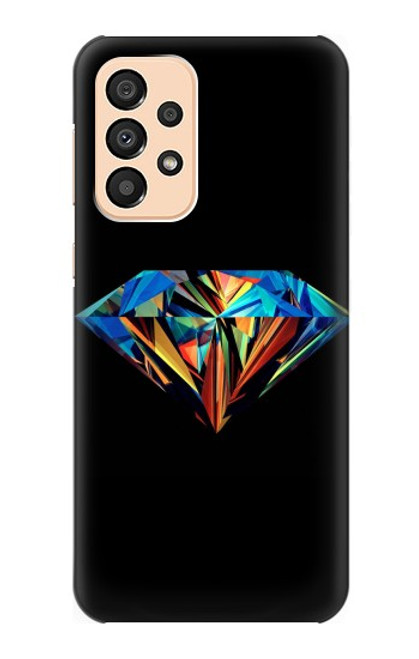 W3842 Abstract Colorful Diamond Hülle Schutzhülle Taschen und Leder Flip für Samsung Galaxy A33 5G