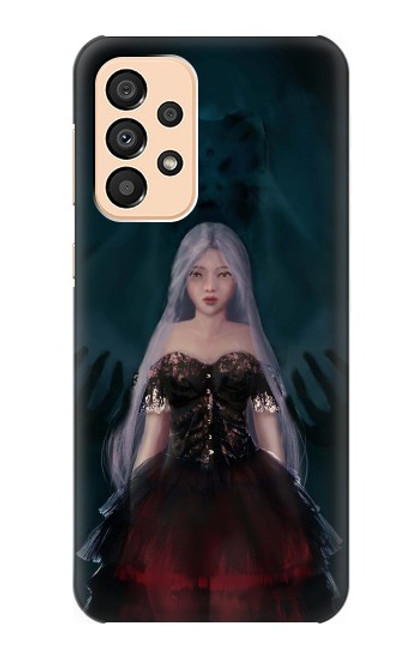 W3847 Lilith Devil Bride Gothic Girl Skull Grim Reaper Hülle Schutzhülle Taschen und Leder Flip für Samsung Galaxy A33 5G