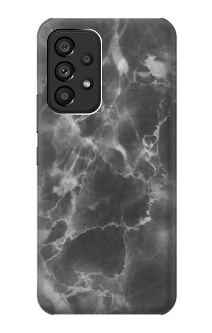 W2526 Black Marble Graphic Printed Hülle Schutzhülle Taschen und Leder Flip für Samsung Galaxy A53 5G