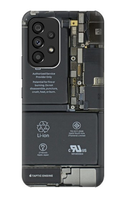 W3467 Inside Mobile Phone Graphic Hülle Schutzhülle Taschen und Leder Flip für Samsung Galaxy A53 5G