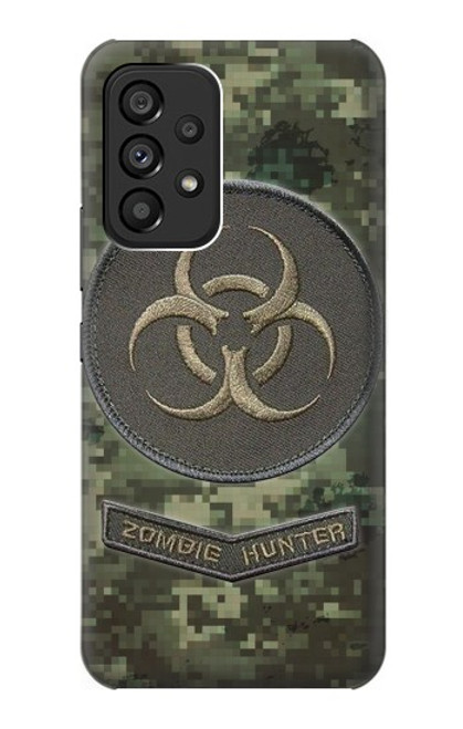 W3468 Biohazard Zombie Hunter Graphic Hülle Schutzhülle Taschen und Leder Flip für Samsung Galaxy A53 5G