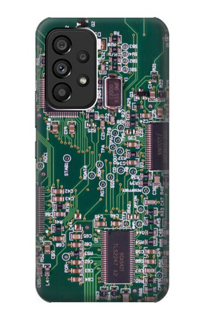 W3519 Electronics Circuit Board Graphic Hülle Schutzhülle Taschen und Leder Flip für Samsung Galaxy A53 5G