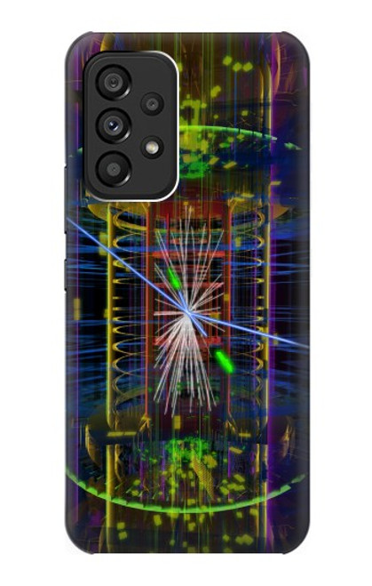 W3545 Quantum Particle Collision Hülle Schutzhülle Taschen und Leder Flip für Samsung Galaxy A53 5G