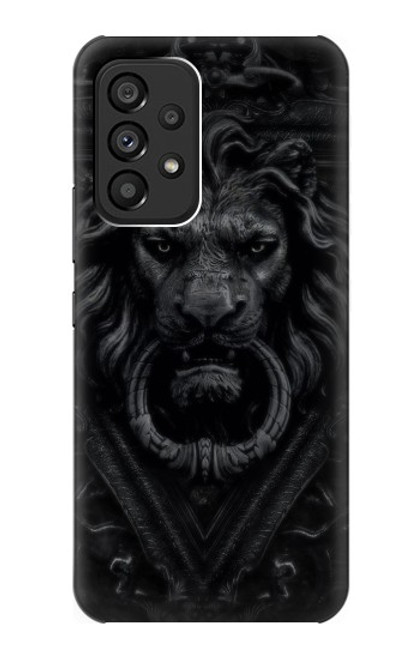 W3619 Dark Gothic Lion Hülle Schutzhülle Taschen und Leder Flip für Samsung Galaxy A53 5G