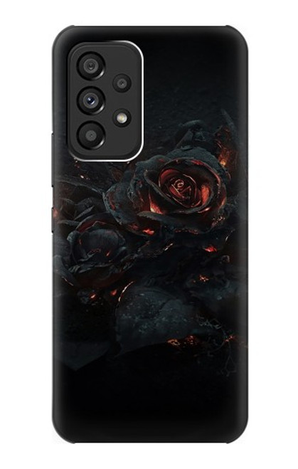 W3672 Burned Rose Hülle Schutzhülle Taschen und Leder Flip für Samsung Galaxy A53 5G