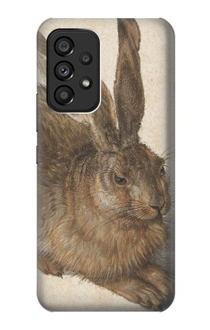 W3781 Albrecht Durer Young Hare Hülle Schutzhülle Taschen und Leder Flip für Samsung Galaxy A53 5G