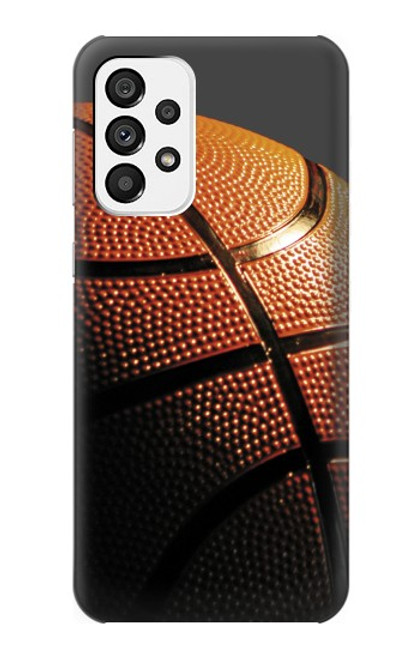 W0980 Basketball Sport Hülle Schutzhülle Taschen und Leder Flip für Samsung Galaxy A73 5G