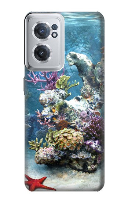 W0227 Aquarium Hülle Schutzhülle Taschen und Leder Flip für OnePlus Nord CE 2 5G