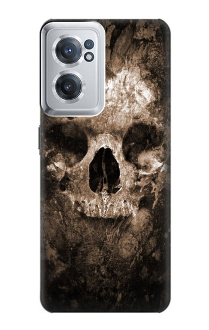 W0552 Skull Hülle Schutzhülle Taschen und Leder Flip für OnePlus Nord CE 2 5G