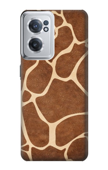 W2326 Giraffe Skin Hülle Schutzhülle Taschen und Leder Flip für OnePlus Nord CE 2 5G