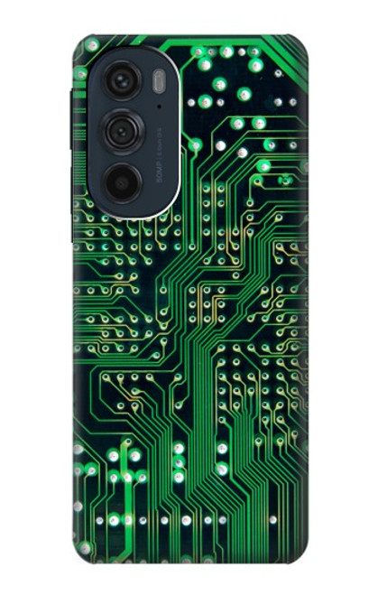 W3392 Electronics Board Circuit Graphic Hülle Schutzhülle Taschen und Leder Flip für Motorola Edge 30 Pro