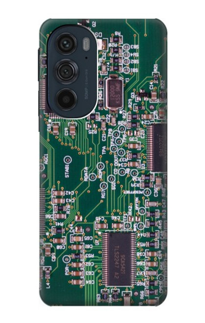 W3519 Electronics Circuit Board Graphic Hülle Schutzhülle Taschen und Leder Flip für Motorola Edge 30 Pro