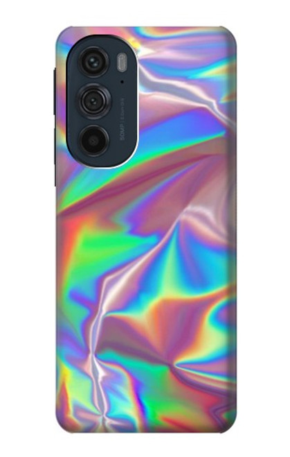W3597 Holographic Photo Printed Hülle Schutzhülle Taschen und Leder Flip für Motorola Edge 30 Pro