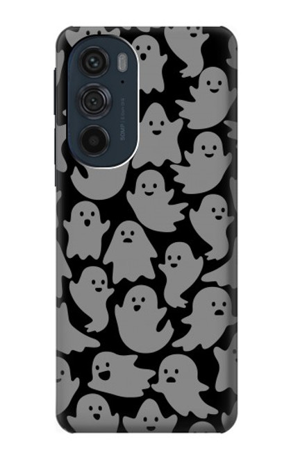 W3835 Cute Ghost Pattern Hülle Schutzhülle Taschen und Leder Flip für Motorola Edge 30 Pro