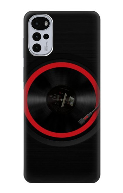 W3531 Spinning Record Player Hülle Schutzhülle Taschen und Leder Flip für Motorola Moto G22