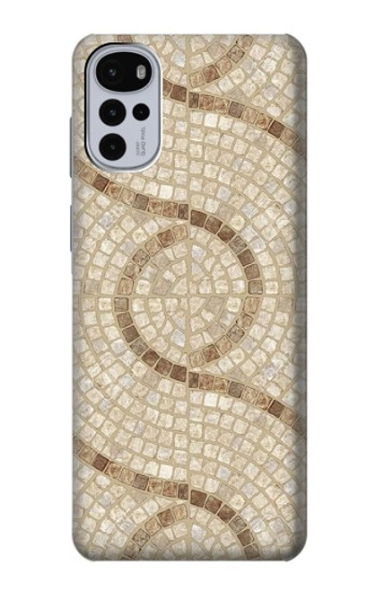 W3703 Mosaic Tiles Hülle Schutzhülle Taschen und Leder Flip für Motorola Moto G22