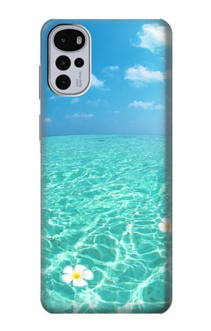 W3720 Summer Ocean Beach Hülle Schutzhülle Taschen und Leder Flip für Motorola Moto G22
