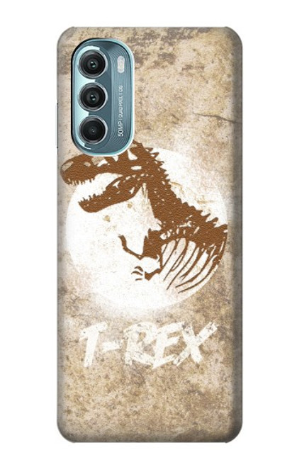 W2372 T-Rex Jurassic Fossil Hülle Schutzhülle Taschen und Leder Flip für Motorola Moto G Stylus 5G (2022)